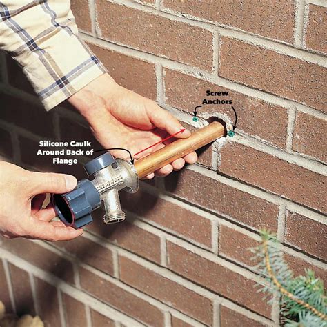 fixing an outdoor frost free faucet